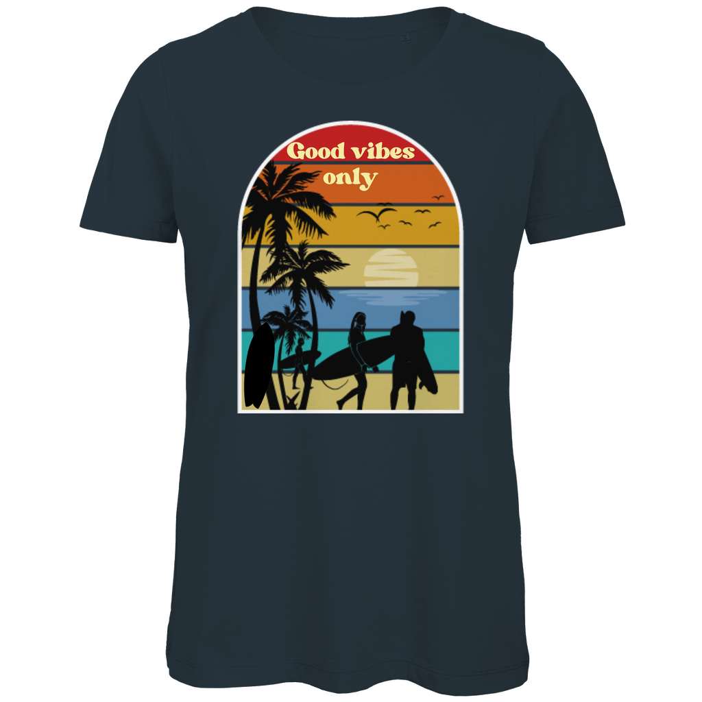 Good Vibes Premium Shirt: Dein Retro-Glücksgefühl