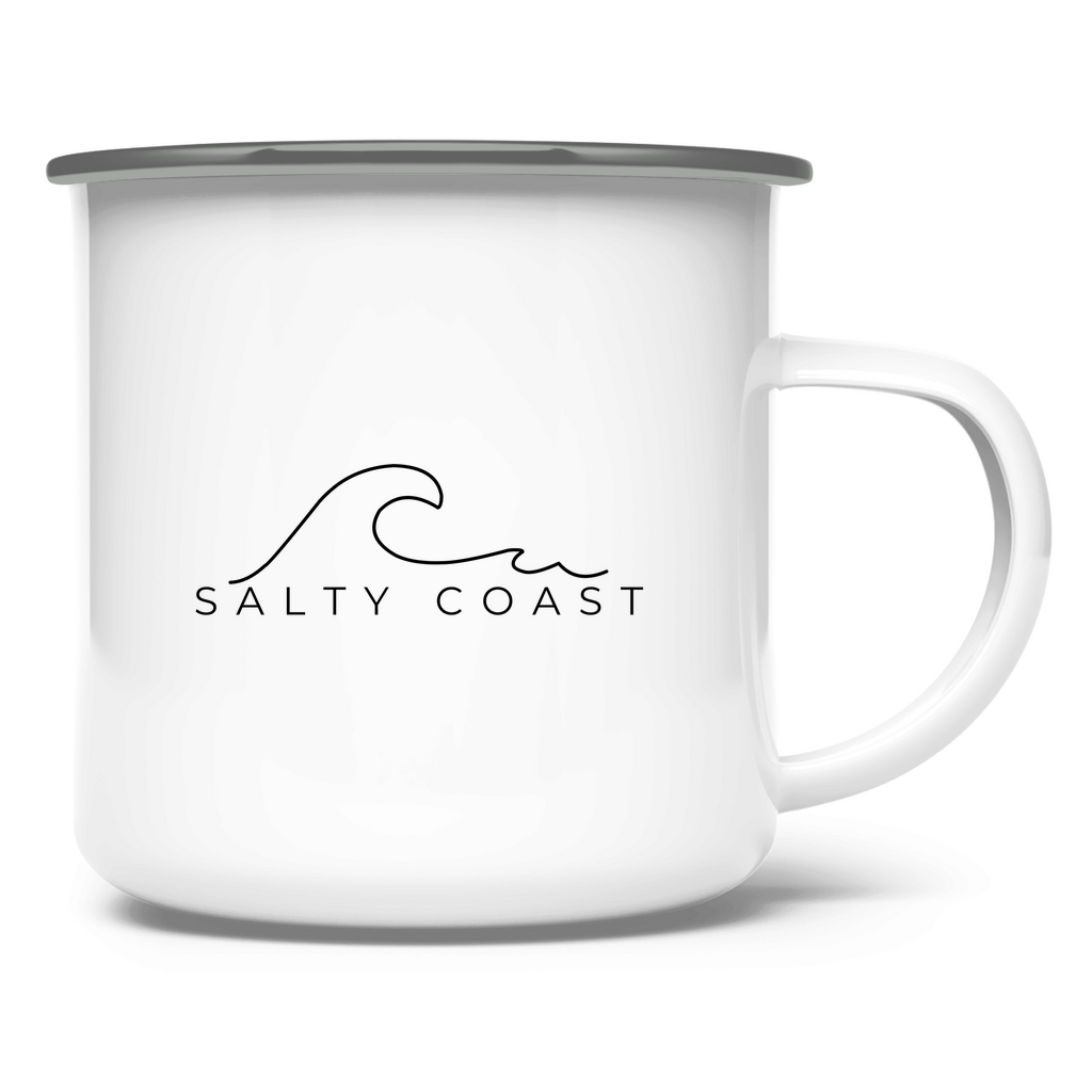 Emaille Tasse Salty Coast