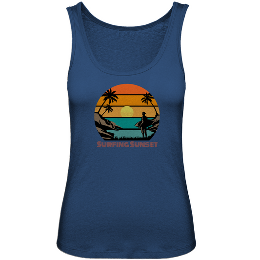 Tank-Top Sunset Retro: Lässig & nachhaltig am Strand