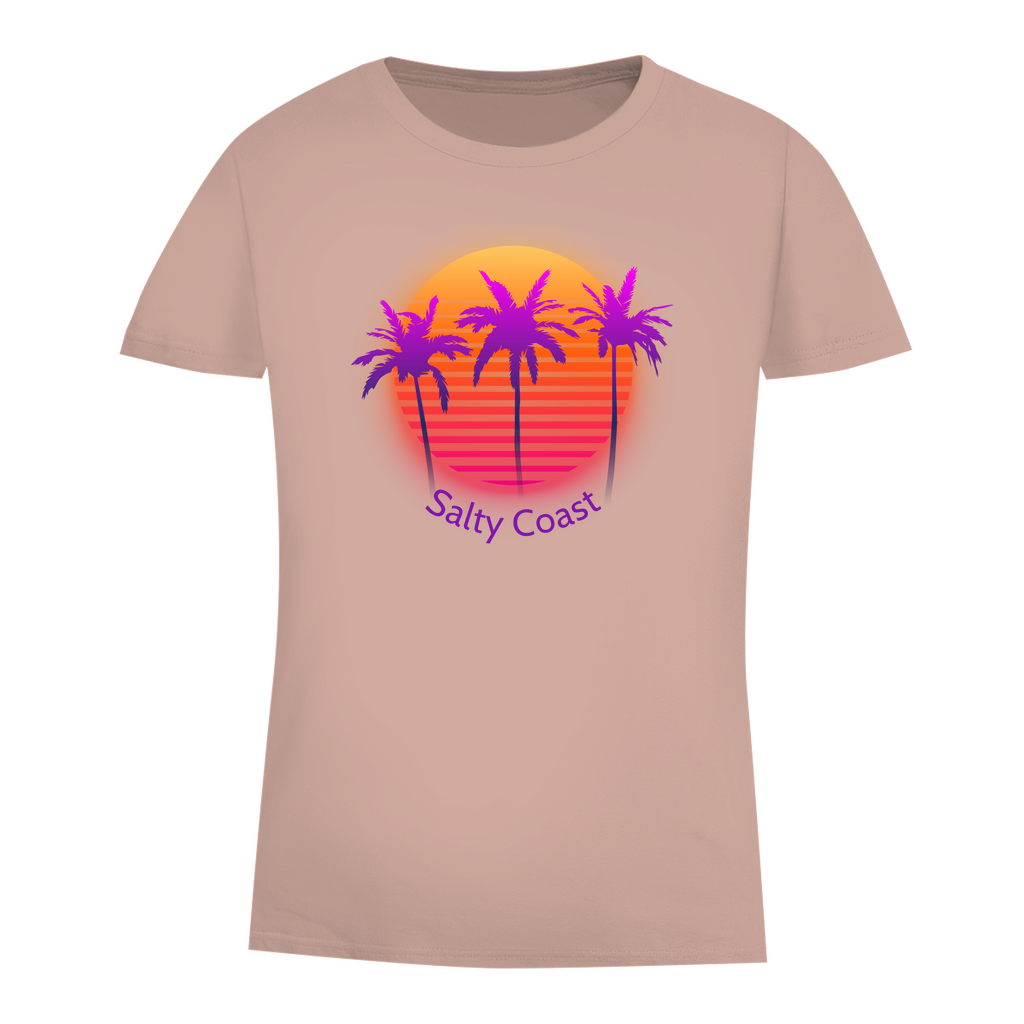 Sunset Palm Damen Shirt: Dein Premium-Sommer-Look