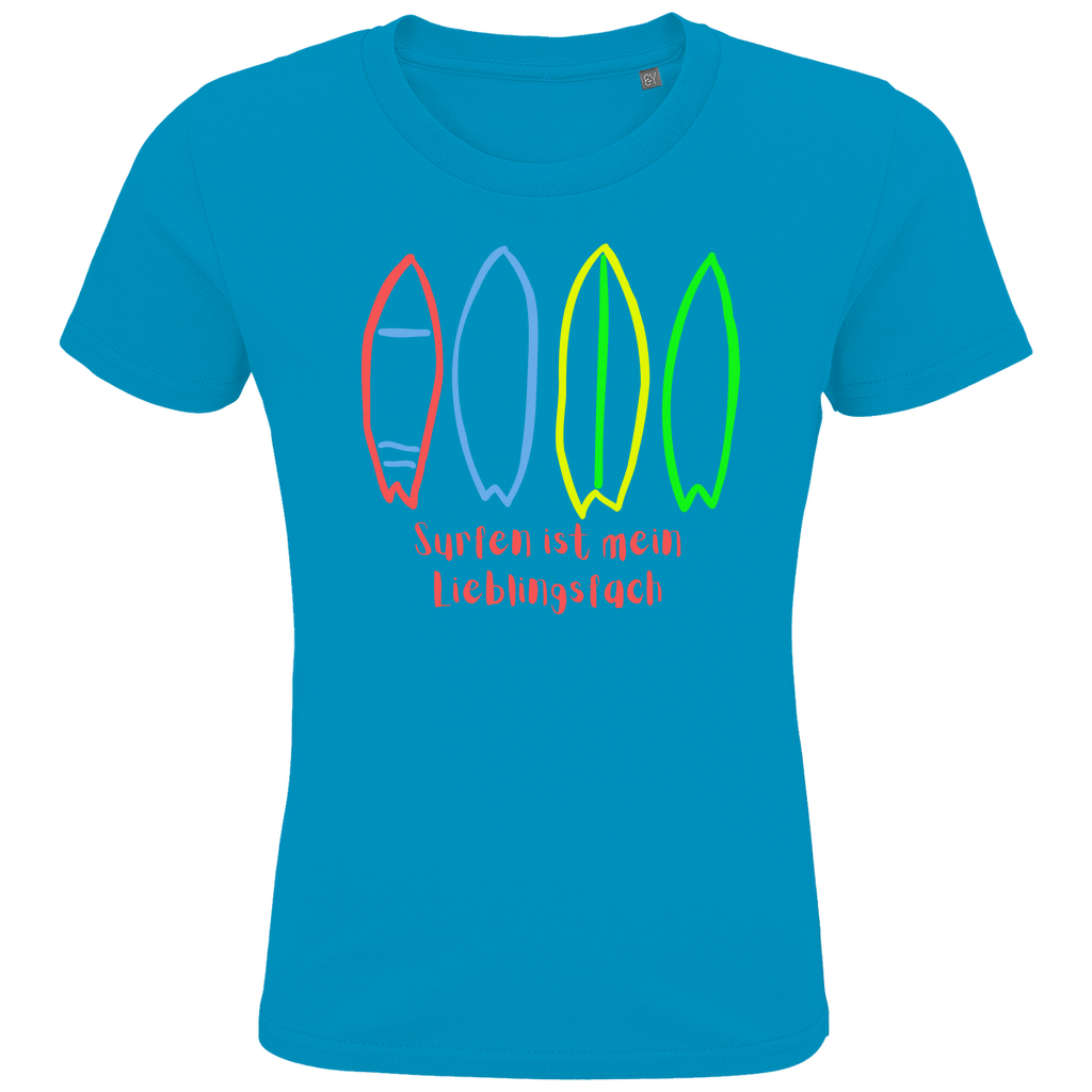 Nachhaltiger Style für kleine Surfer: Das "Lieblingsfach"-Shirt aus Bio-Baumwolle!