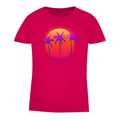 Sunset Palm Damen Shirt: Dein Premium-Sommer-Look