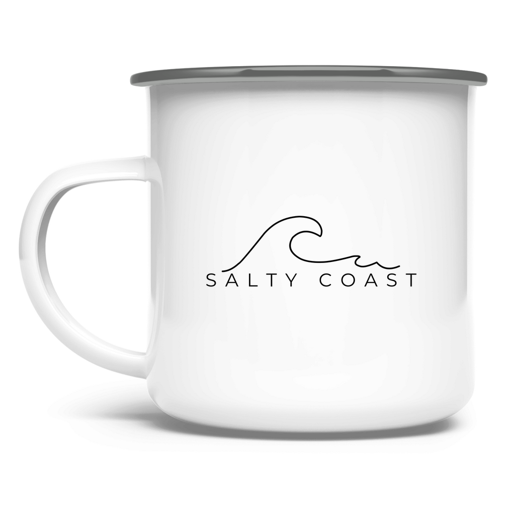 Emaille Tasse Salty Coast