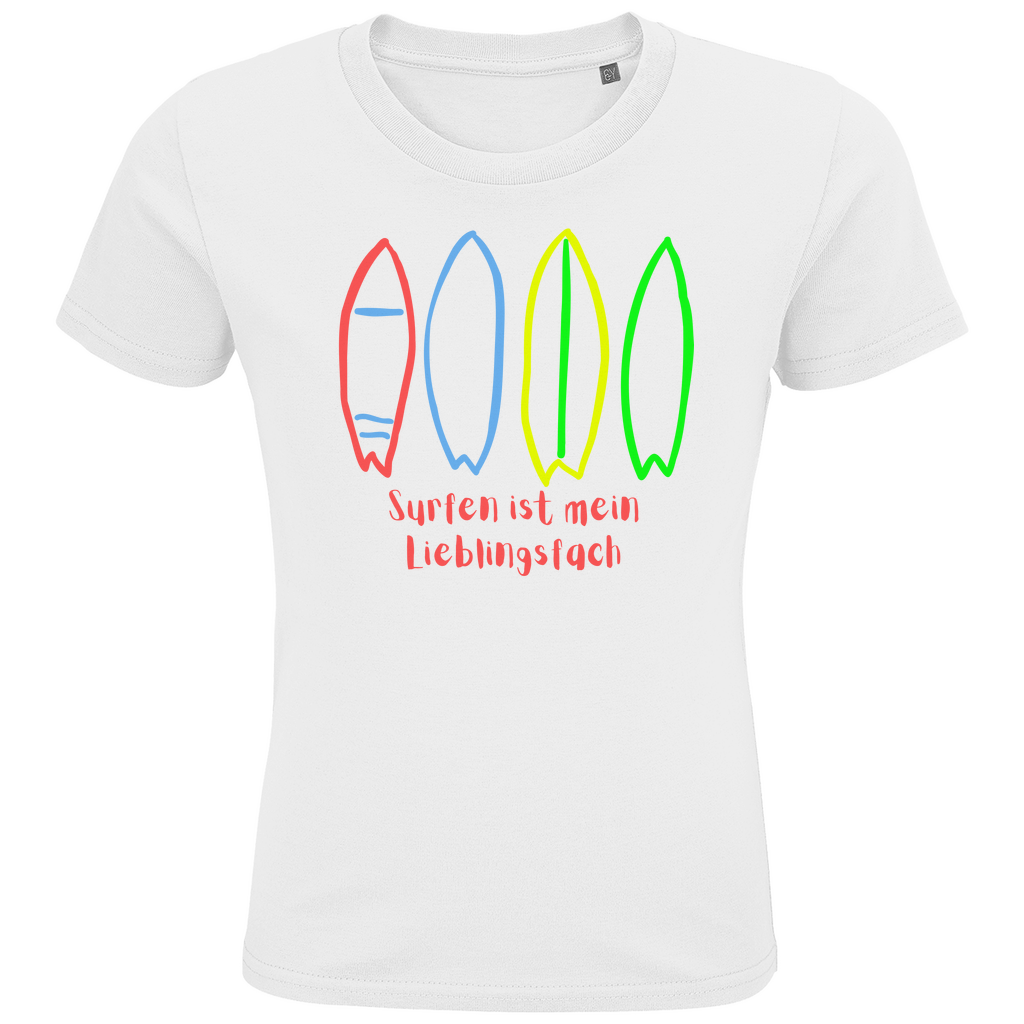 Nachhaltiger Style für kleine Surfer: Das "Lieblingsfach"-Shirt aus Bio-Baumwolle!