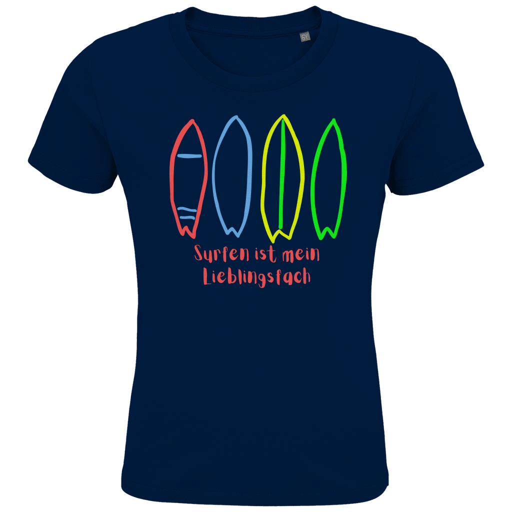 Nachhaltiger Style für kleine Surfer: Das "Lieblingsfach"-Shirt aus Bio-Baumwolle!