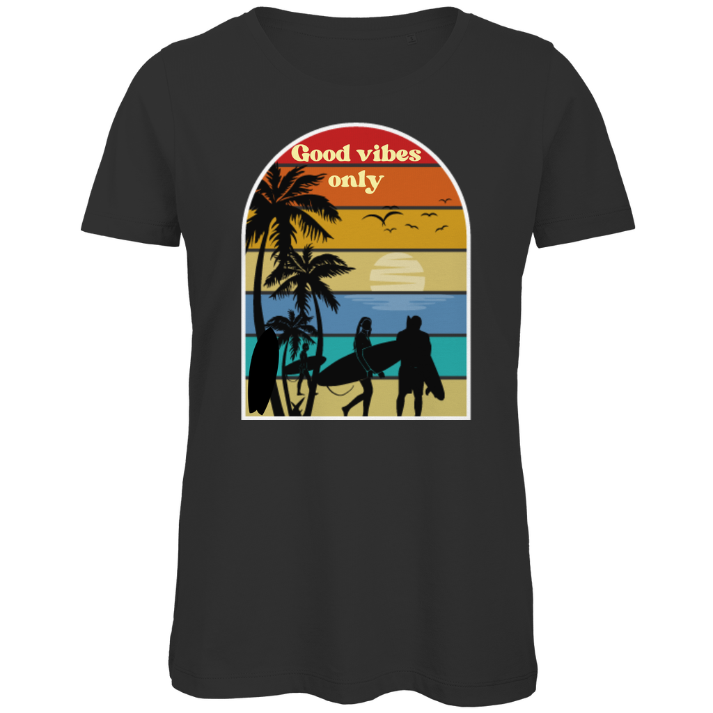 Good Vibes Premium Shirt: Dein Retro-Glücksgefühl