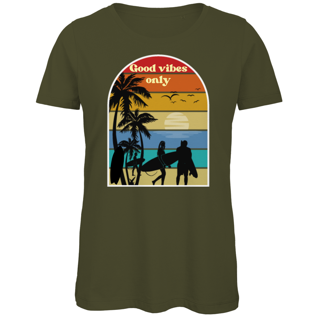 Good Vibes Premium Shirt: Dein Retro-Glücksgefühl
