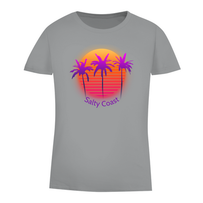 Sunset Palm Damen Shirt: Dein Premium-Sommer-Look