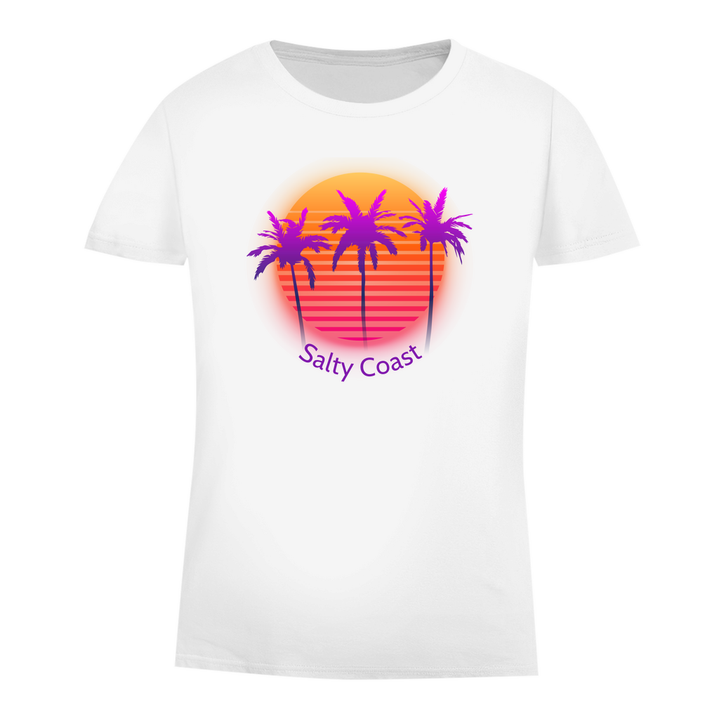 Sunset Palm Damen Shirt: Dein Premium-Sommer-Look