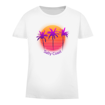 Sunset Palm Damen Shirt: Dein Premium-Sommer-Look
