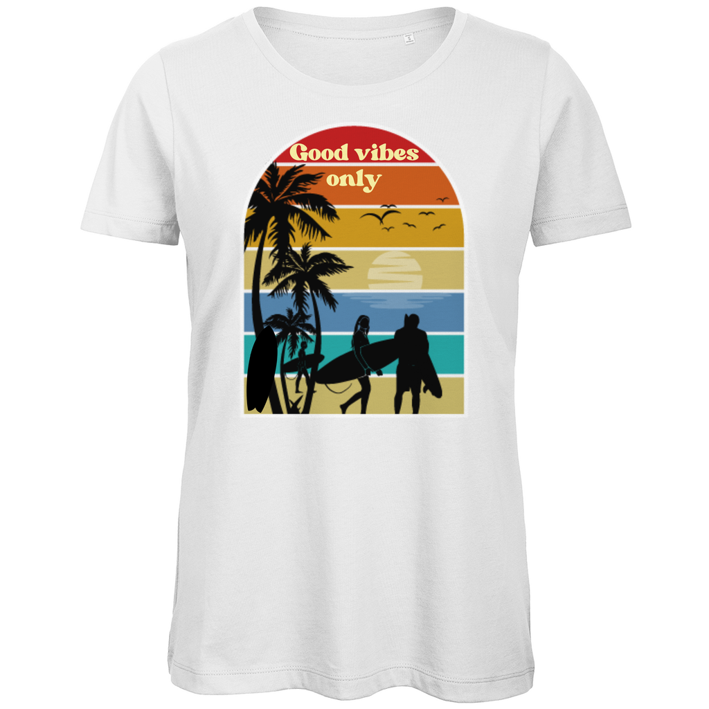 Good Vibes Premium Shirt: Dein Retro-Glücksgefühl
