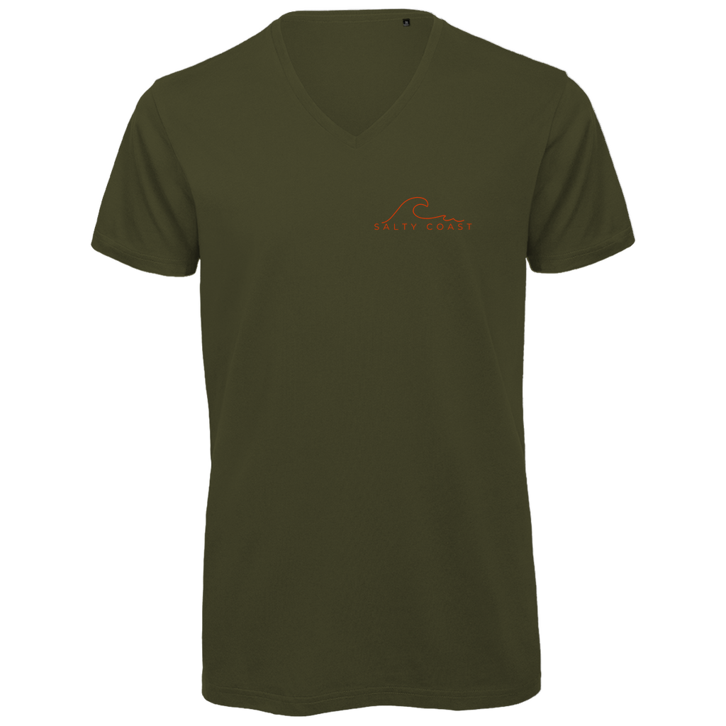 Salty Coast Premium V-Neck: Nachhaltiger Küsten-Style
