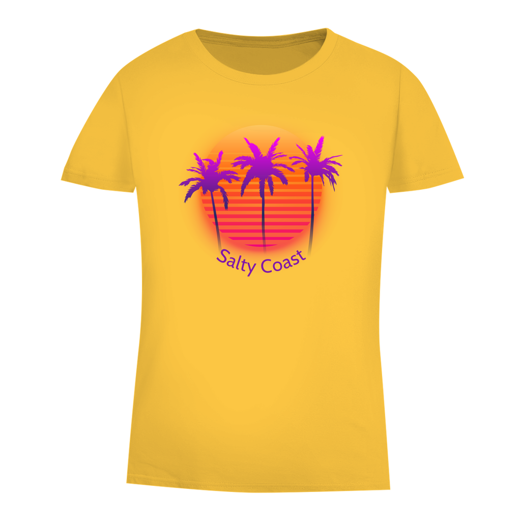 Sunset Palm Damen Shirt: Dein Premium-Sommer-Look