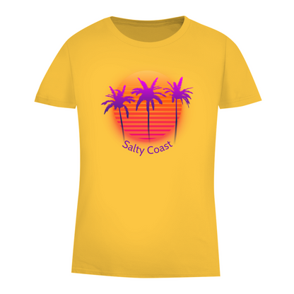 Sunset Palm Damen Shirt: Dein Premium-Sommer-Look