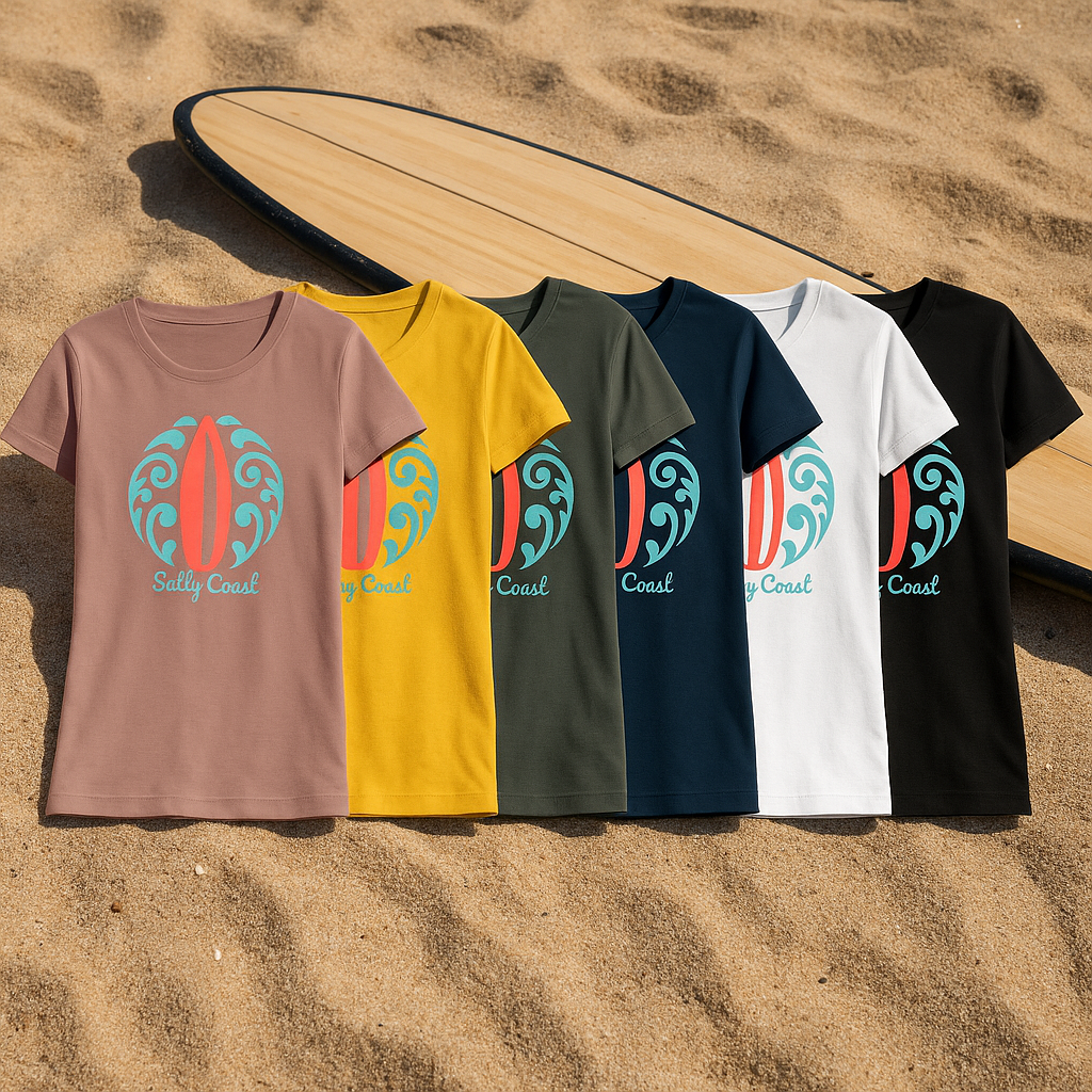 Amalfi Damen T-Shirt - Surf Style