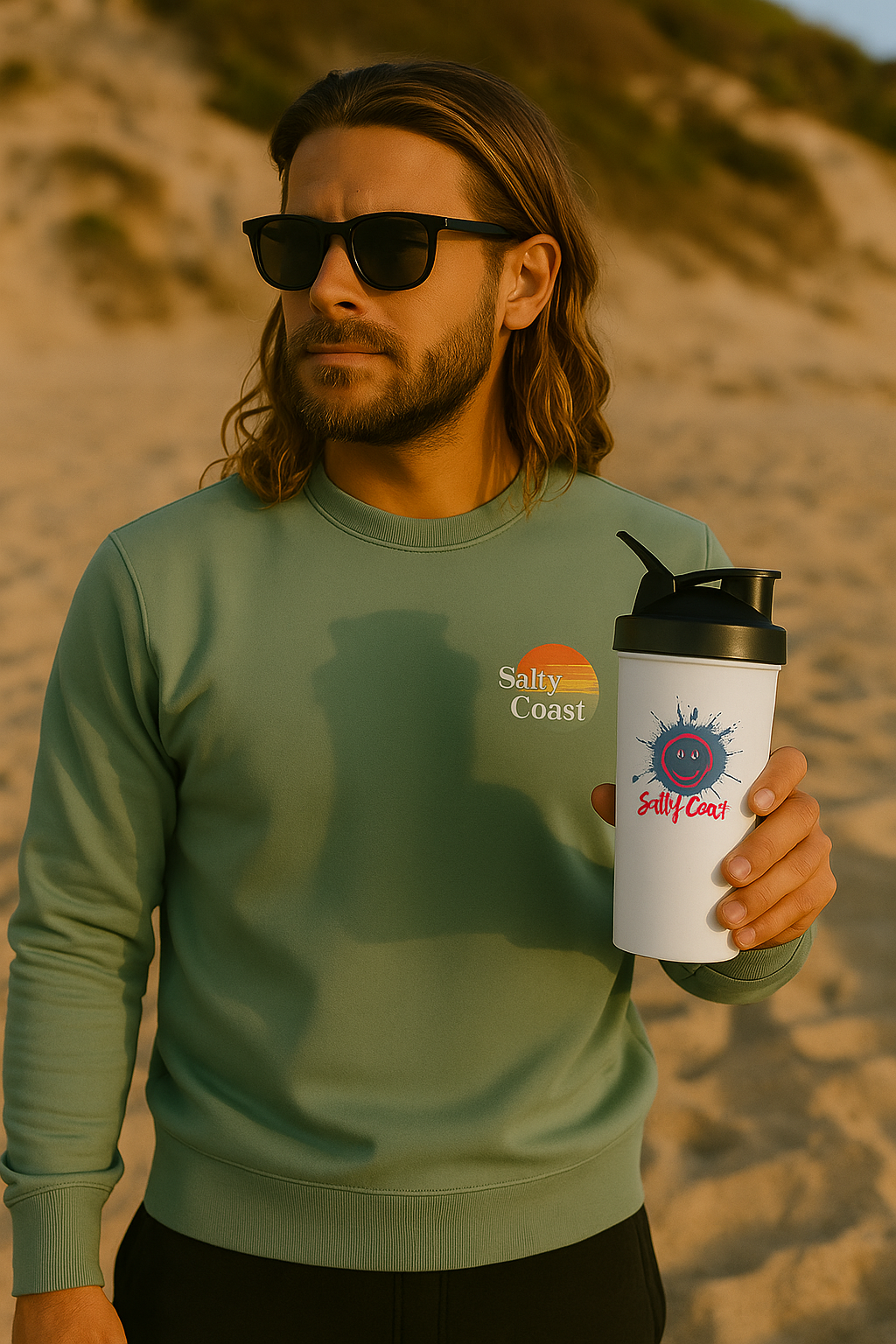 Nazare Fitness Shaker - Splash Smiley