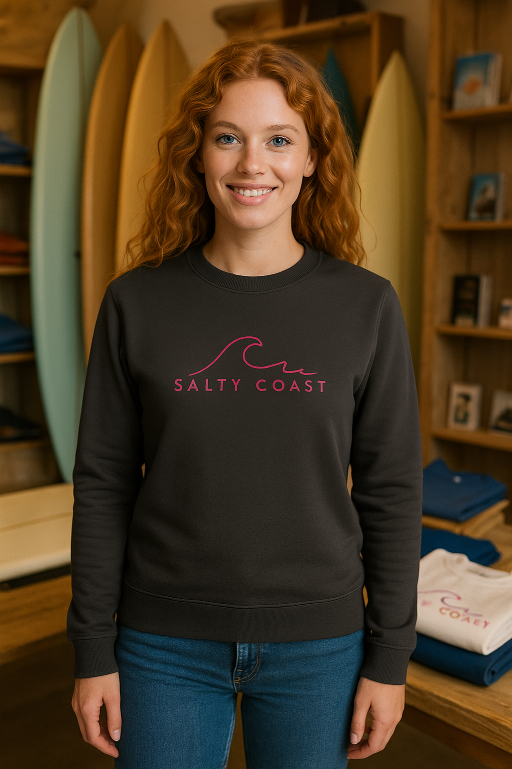 Capri Damen Sweatshirt - Salty Coast