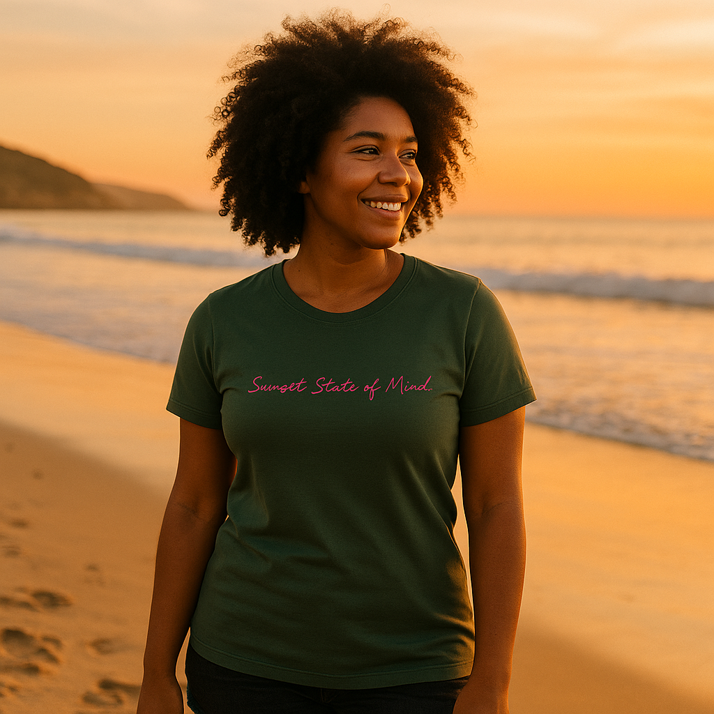 Amalfi T-Shirt - Sunset State of Mind