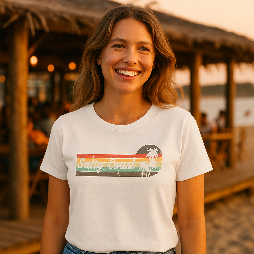 Amalfi Damen T-Shirt - Retro