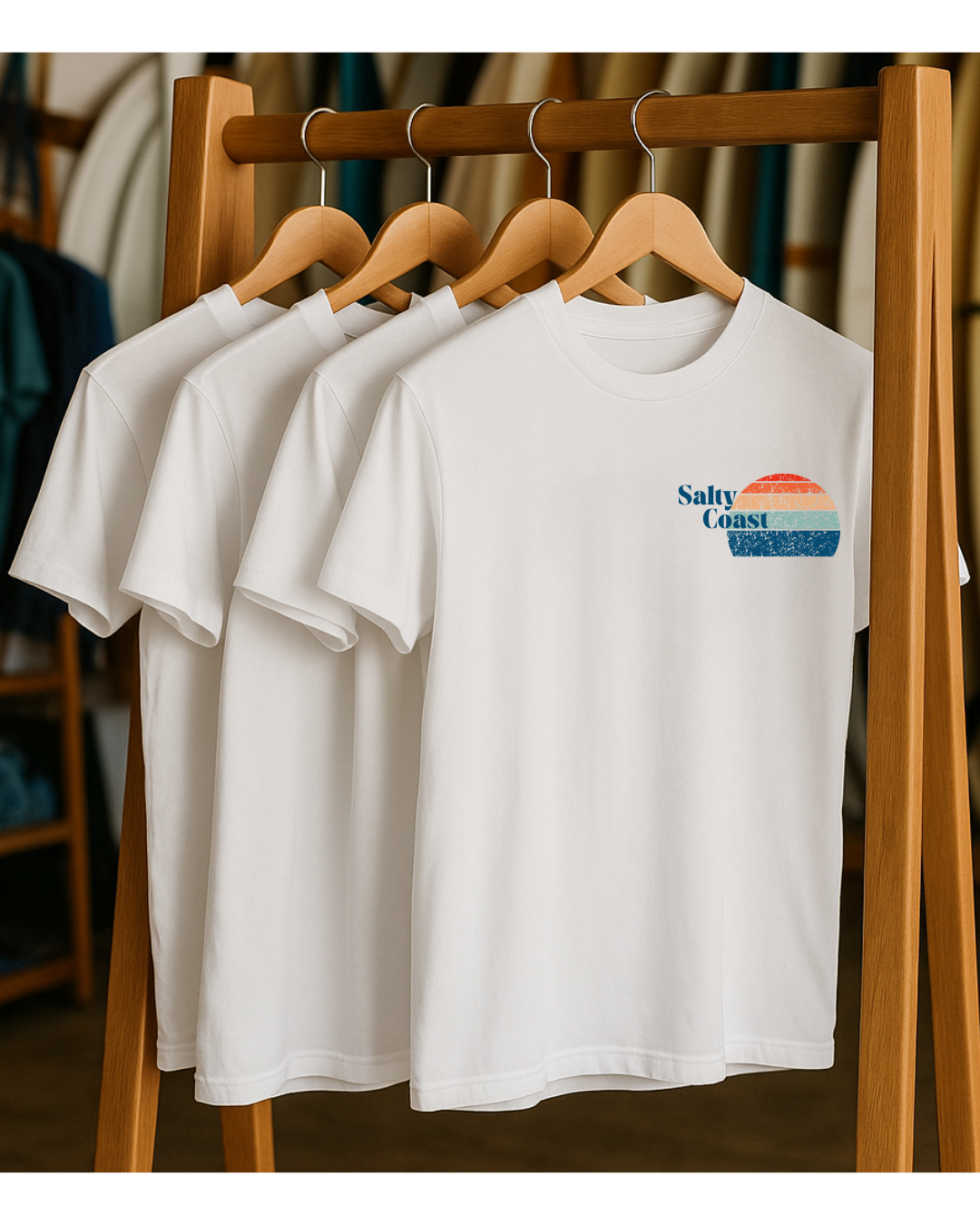 Sydney Herren T-Shirt - Retro Sun