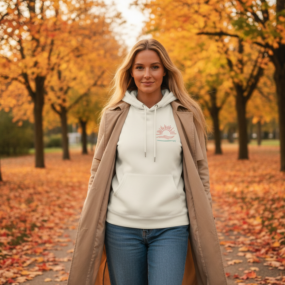 Malibu - Premium Damen Bio Hoodie Sun&Surf