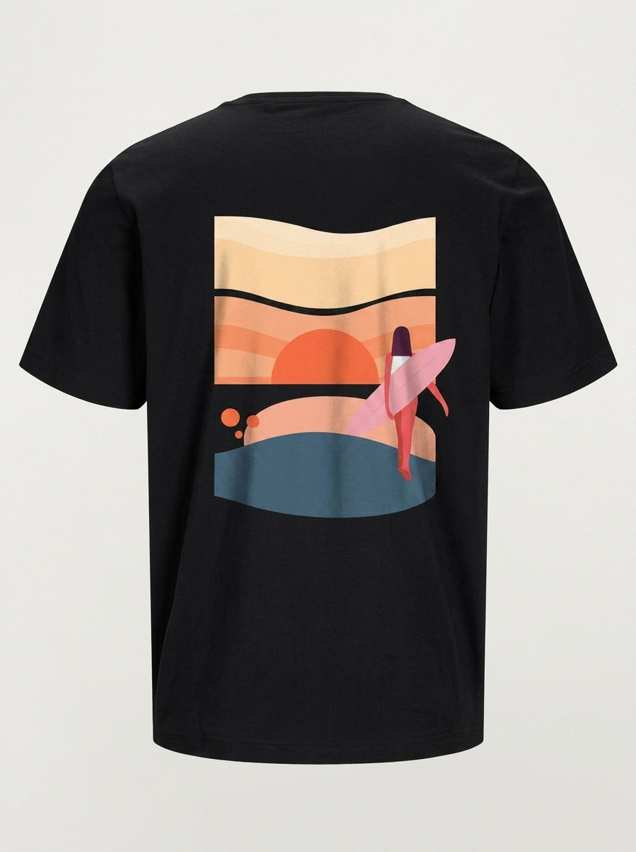 Kuta Heavyweight Unisex T-Shirt — Surfer Girl