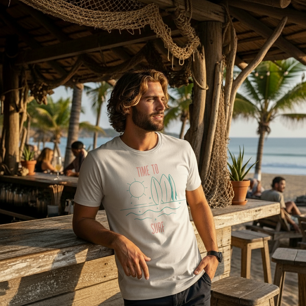 Lacanau Unisex Shirt - Time to surf