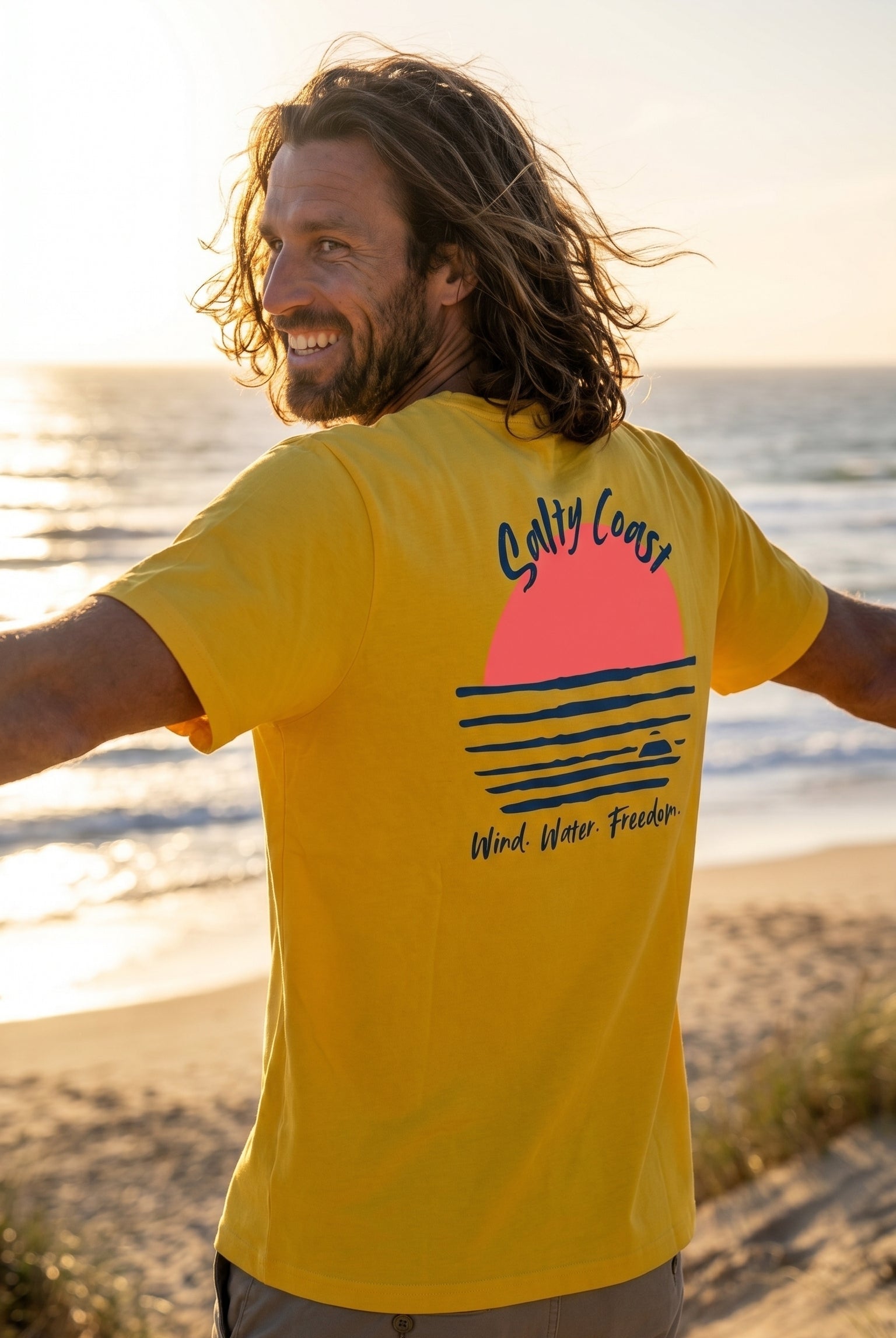 Lacanau Unisex T-Shirt — Wind. Water. Freedom.