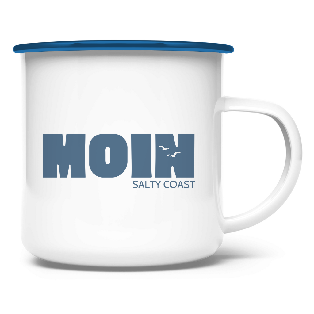 Emaille Tasse Salty Coast