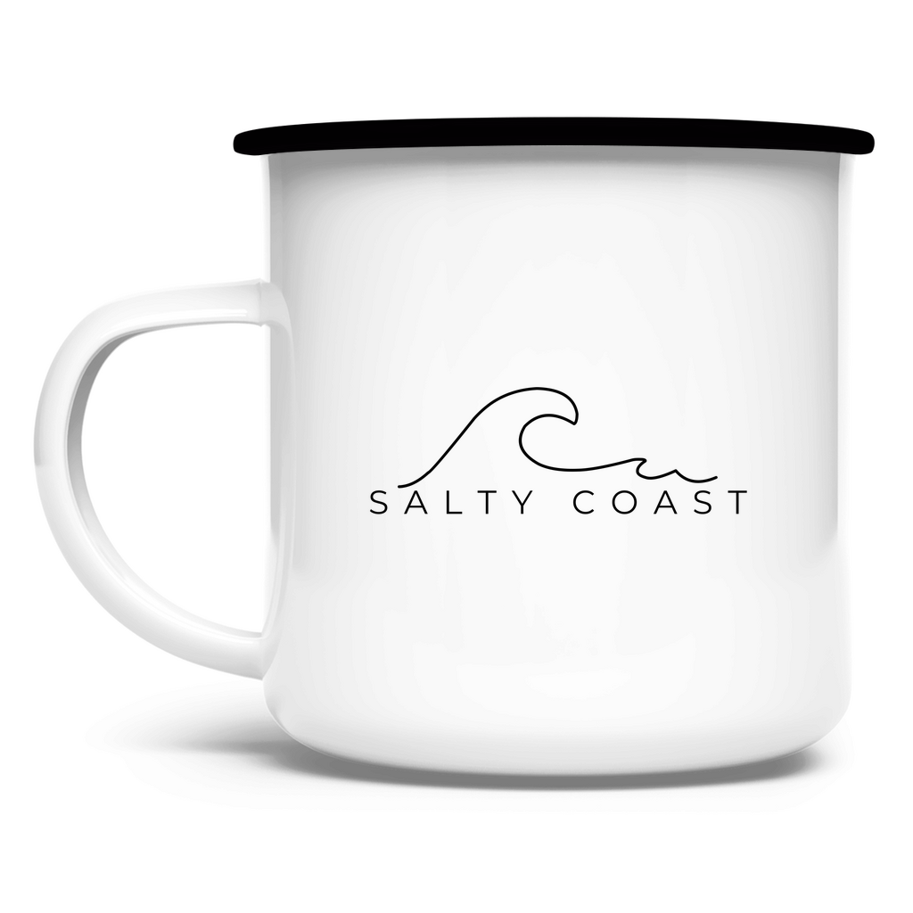 Emaille Tasse Salty Coast