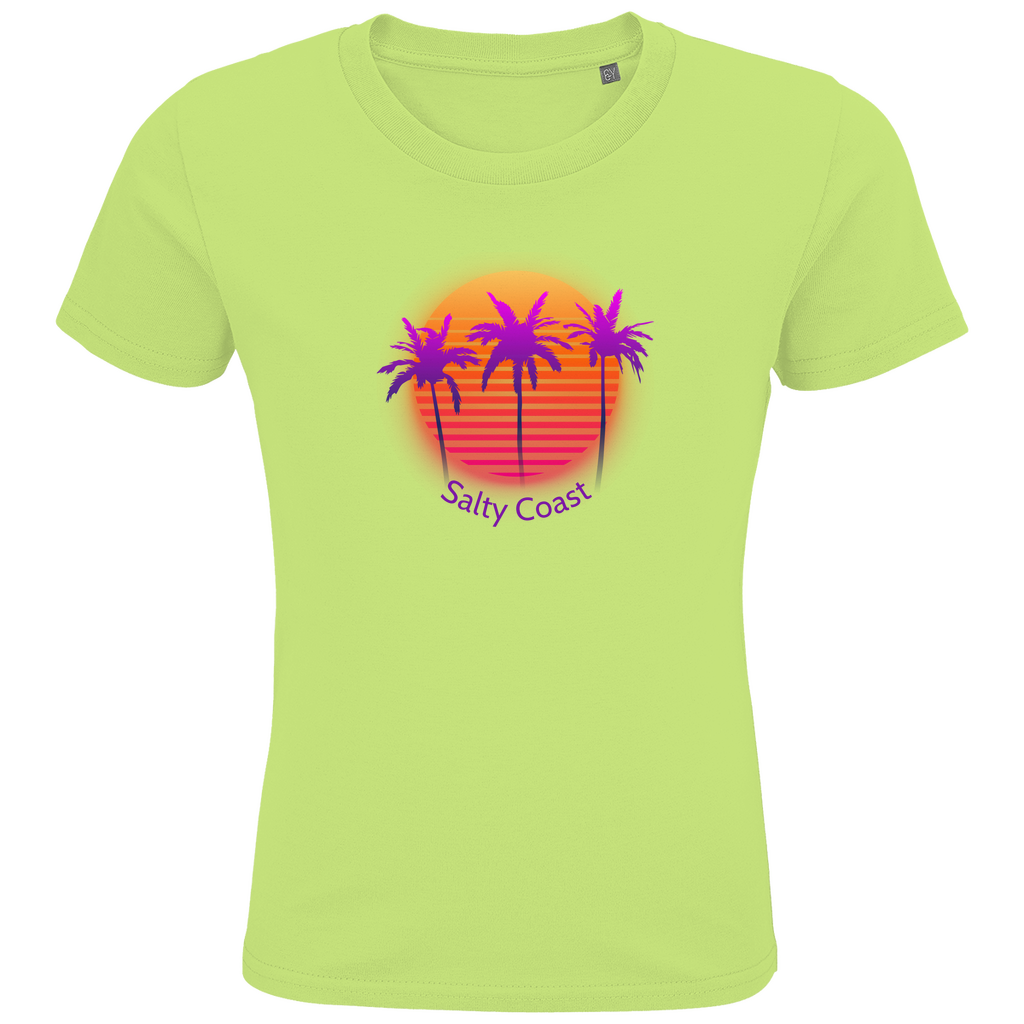 Kinder Shirt Sunset Palm: Nachhaltiger Traumstrand-Look