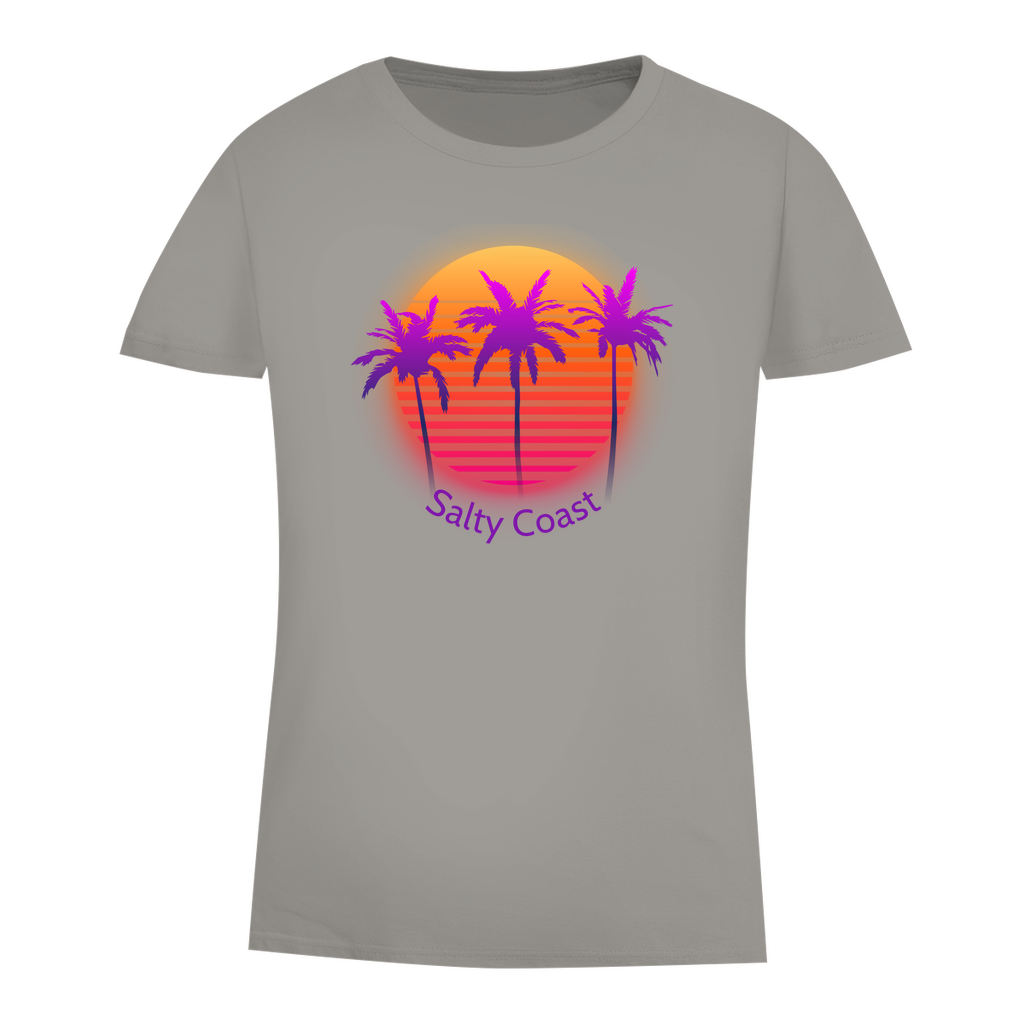 Sunset Palm Damen Shirt: Dein Premium-Sommer-Look