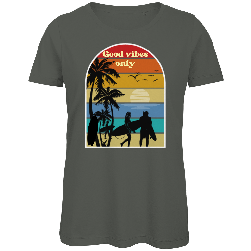 Good Vibes Premium Shirt: Dein Retro-Glücksgefühl