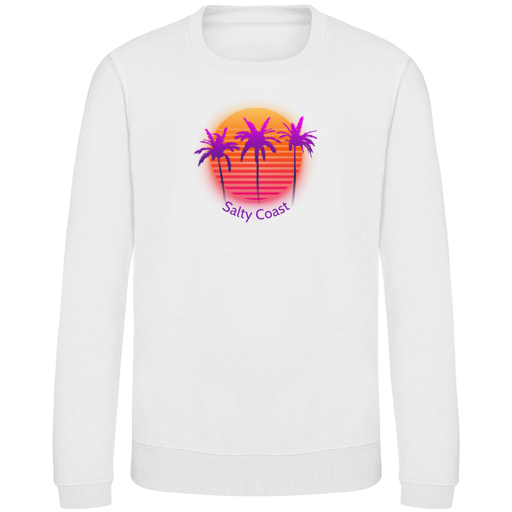 Sunset Palm Kids Sweatshirt: Sommer-Vibes zum Anziehen