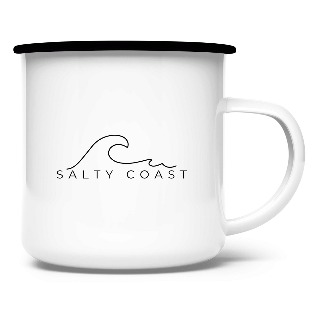 Emaille Tasse Salty Coast