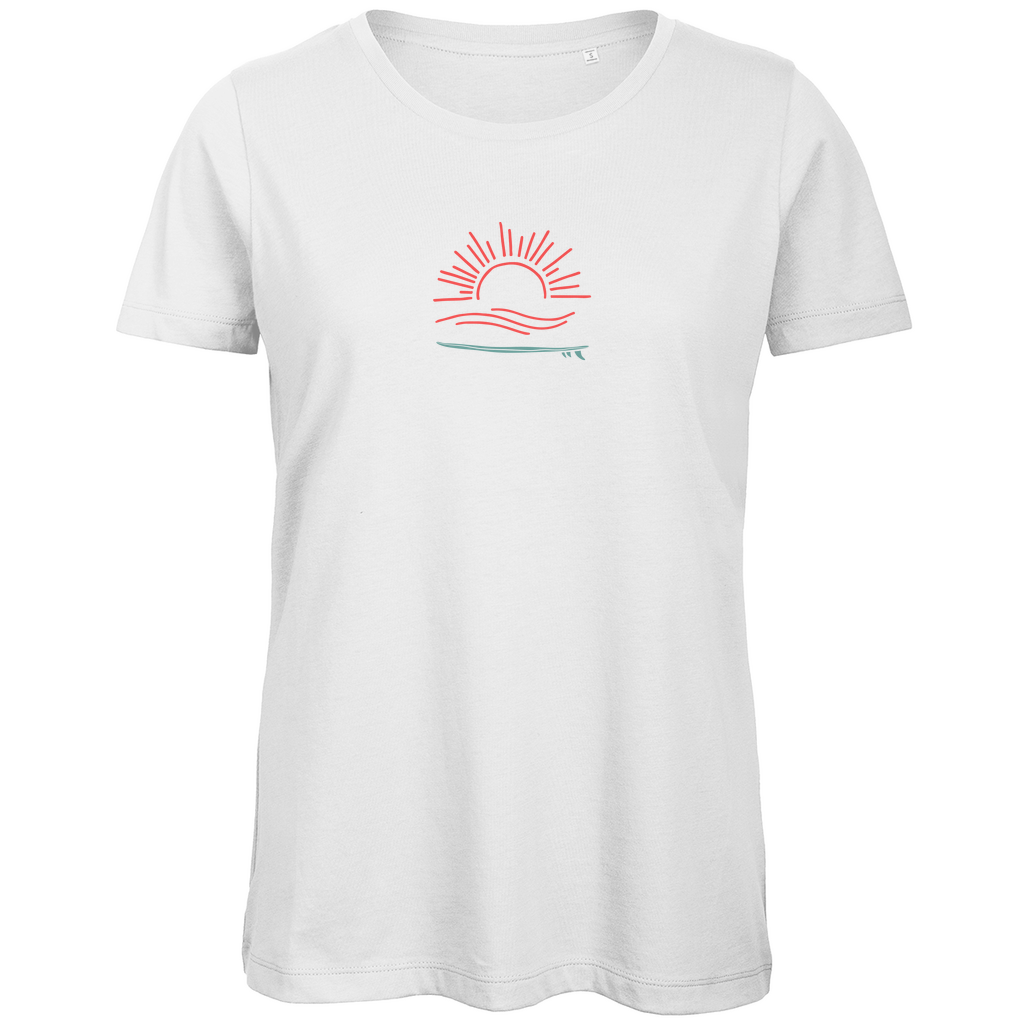 Damen Premium Bio T-Shirt - Sun surf