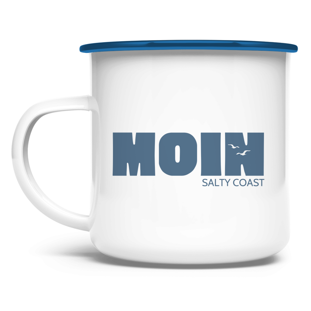 Emaille Tasse Salty Coast